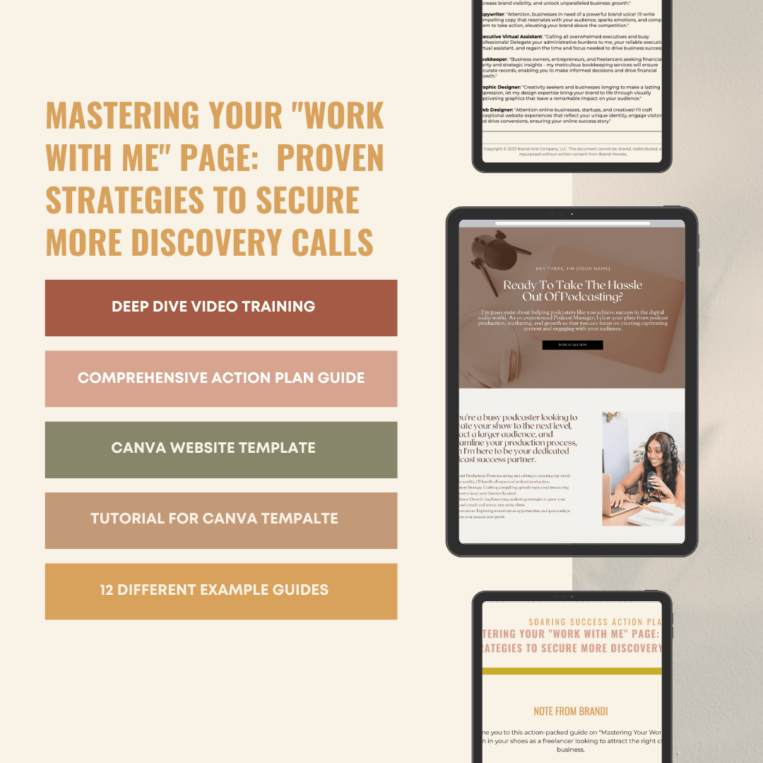 Mastering Your "Work With Me" Page