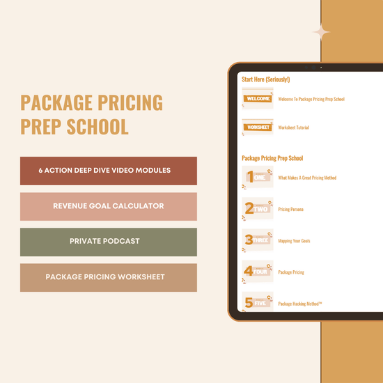 Package Pricing Prep School